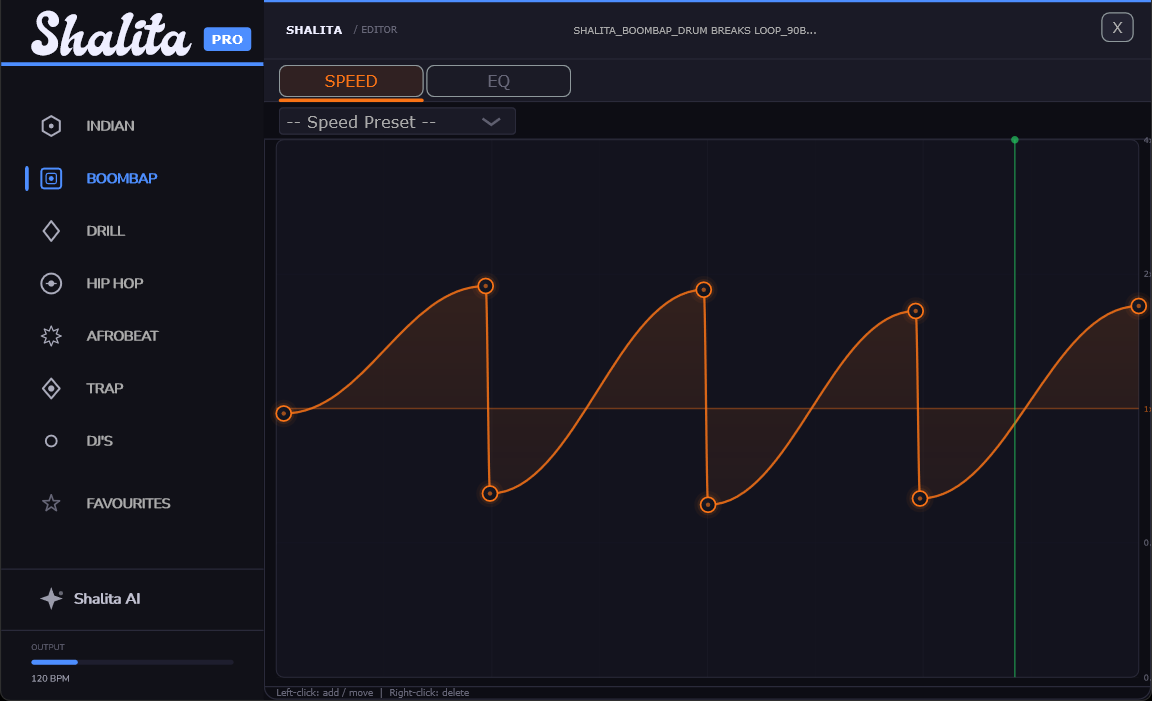 Shalita AI plugin Speed editor